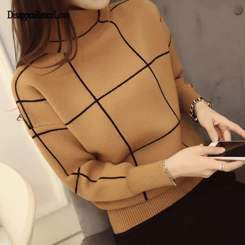 Disappearancelove 2019 High quality winter turtleneck sweater thickening sweater pullover women sweater Female Jumper Tops