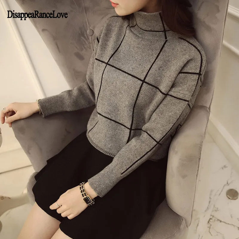 Disappearancelove 2019 High quality winter turtleneck sweater thickening sweater pullover women sweater Female Jumper Tops