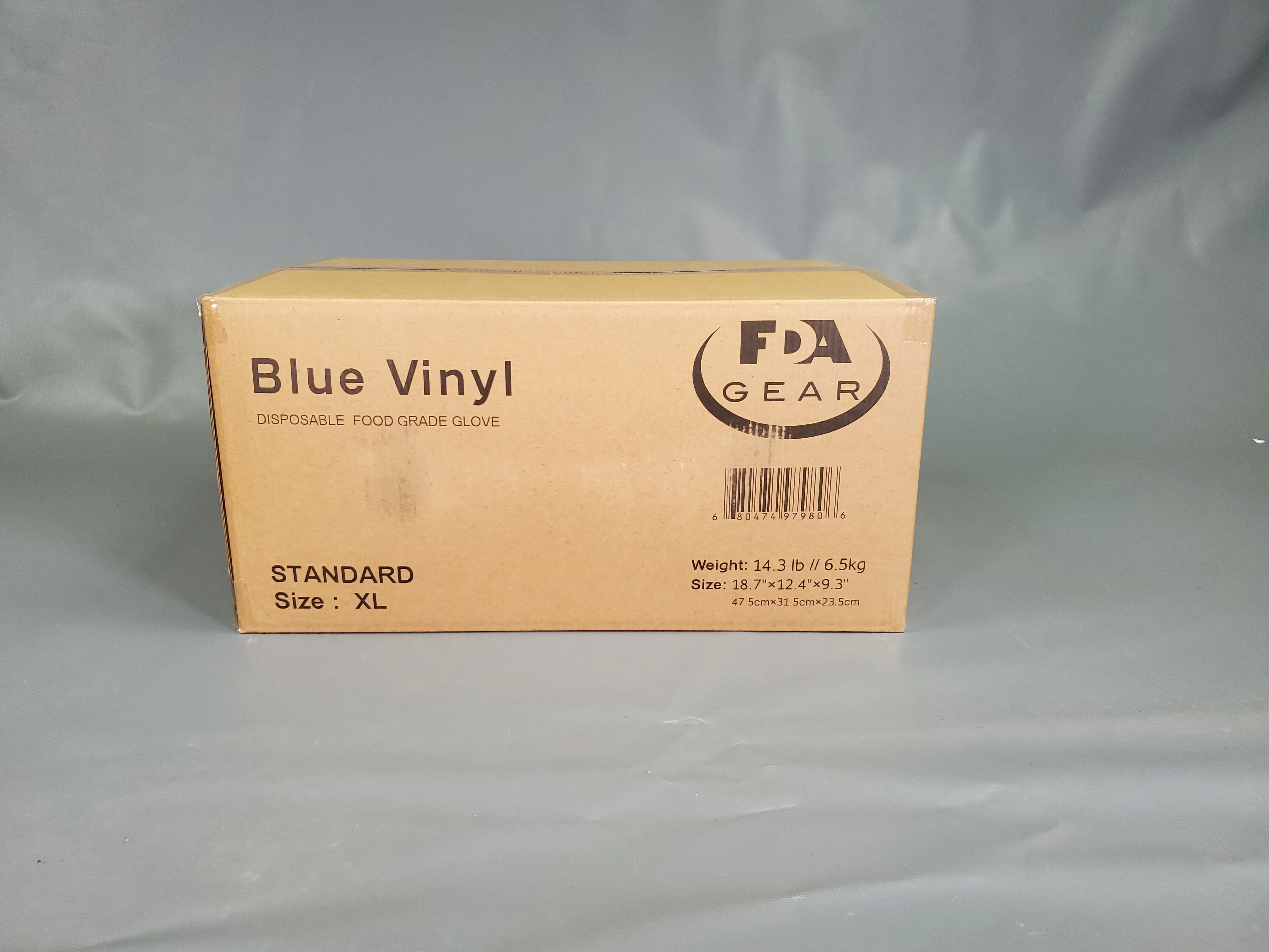 Disposable Blue Vinyl  Glove,  5Mil  Food Grade