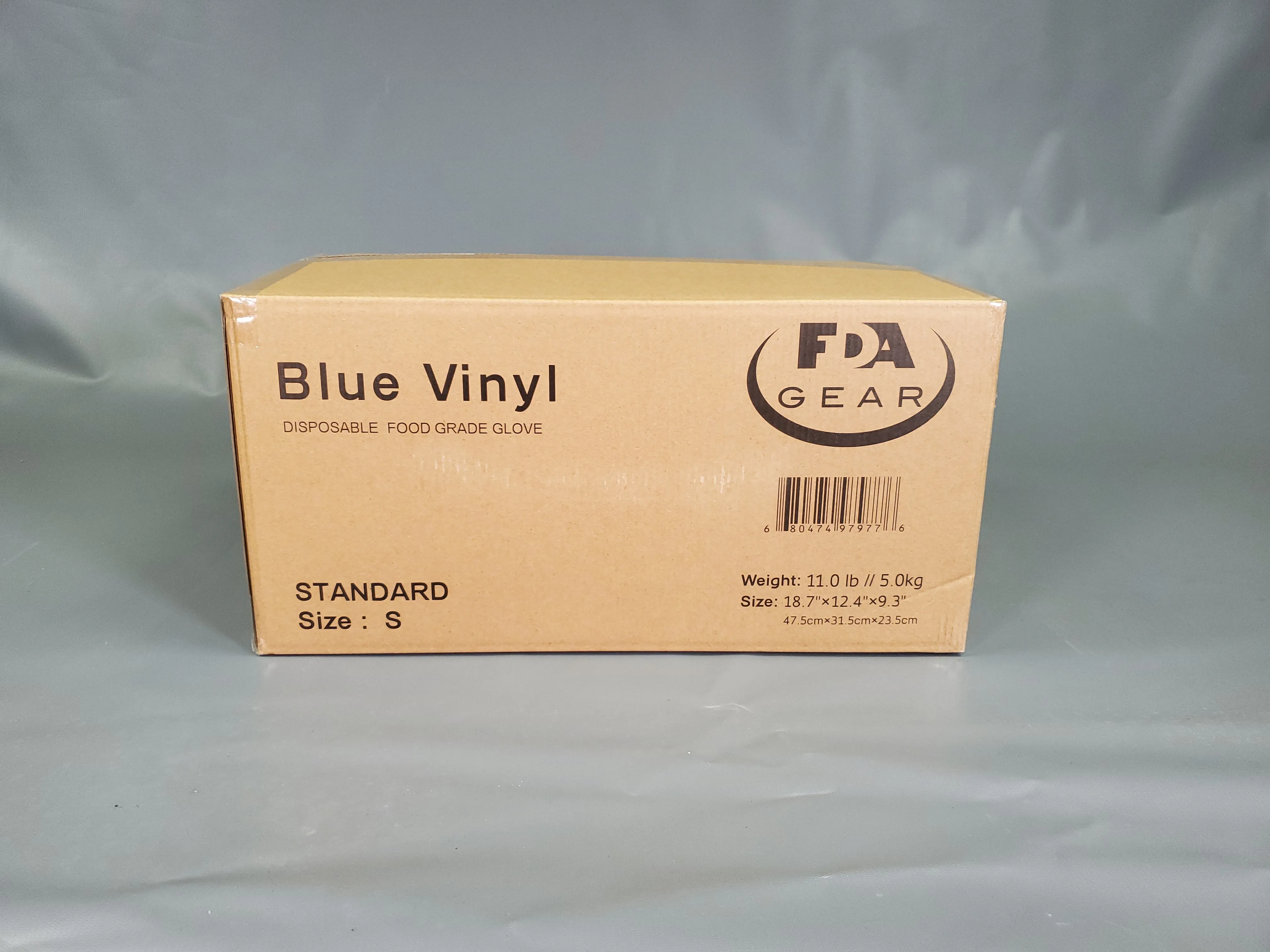 Disposable Blue Vinyl  Glove,  5Mil  Food Grade