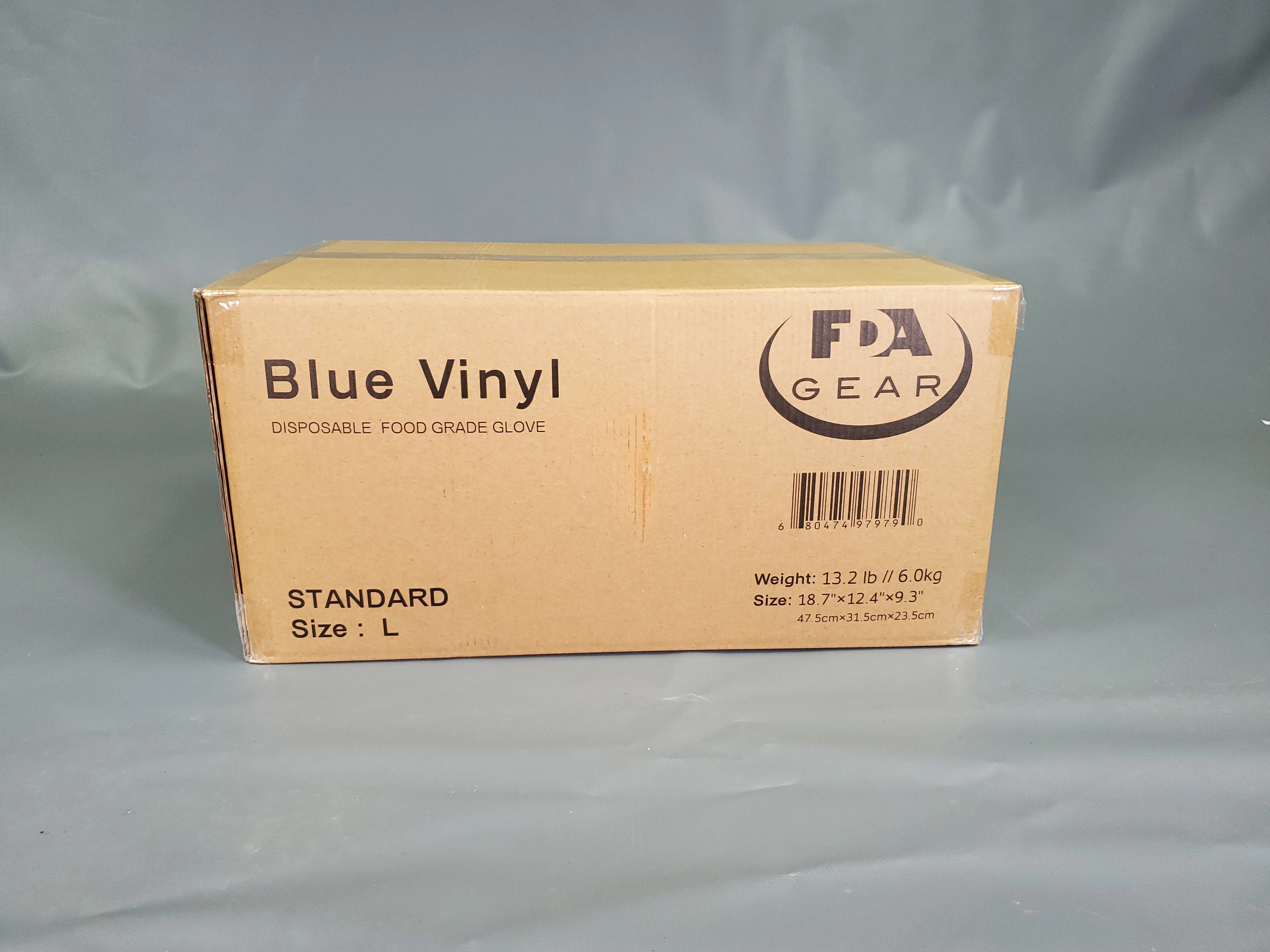 Disposable Blue Vinyl  Glove,  5Mil  Food Grade