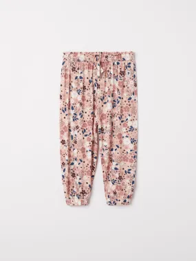 Ditsy Floral Jersey Baby Joggers