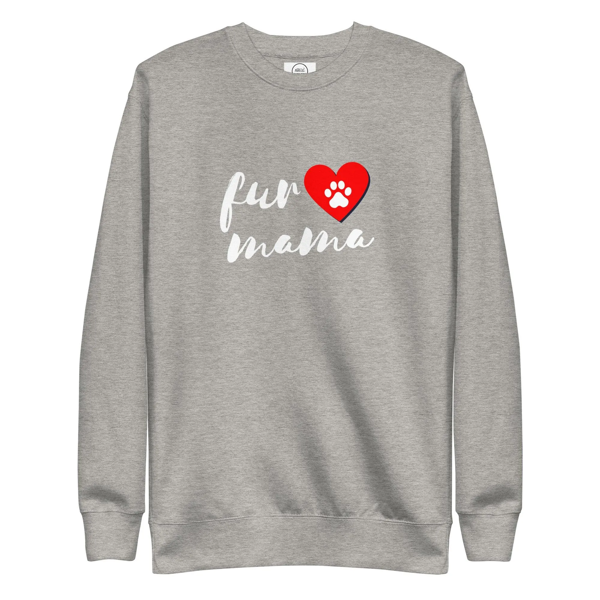 Dog Lover Premium Cotton Sweatshirt, Fur Mama