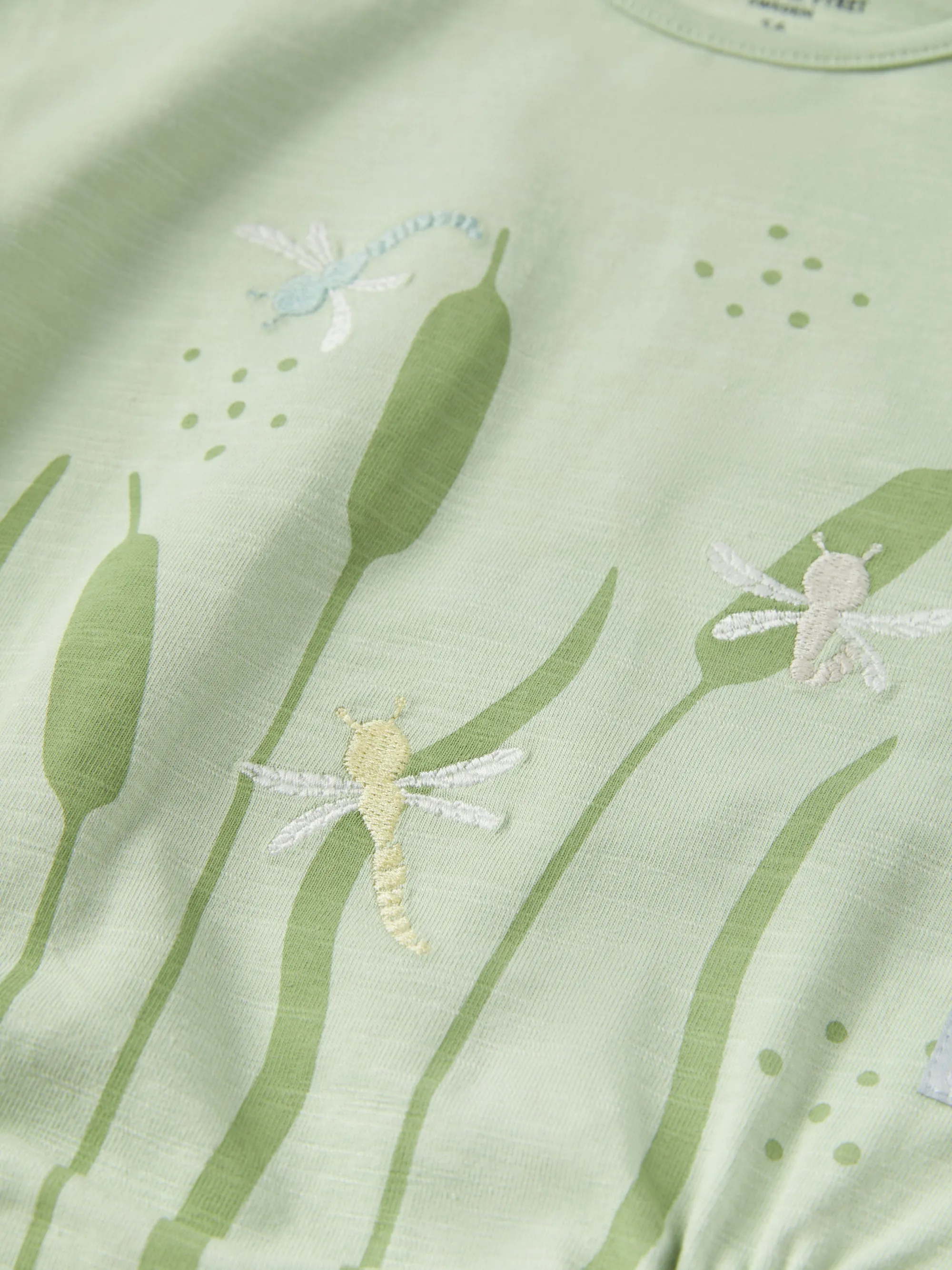 Dragonfly Embroidered Babygrow