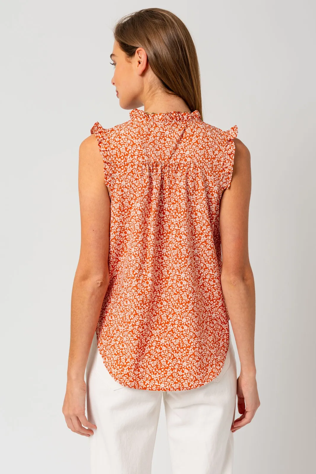 Elanor Ruffle V-Neck Top