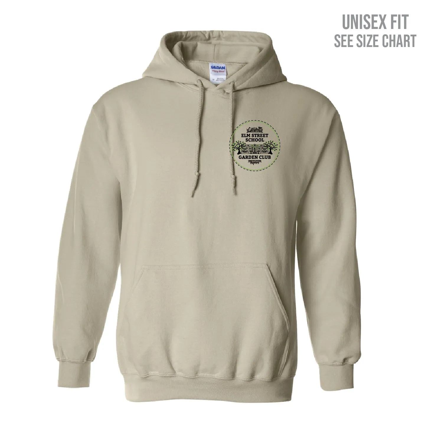 Elm Street School Garden Club Unisex Pullover Hoodie (ESST003/4-18500)