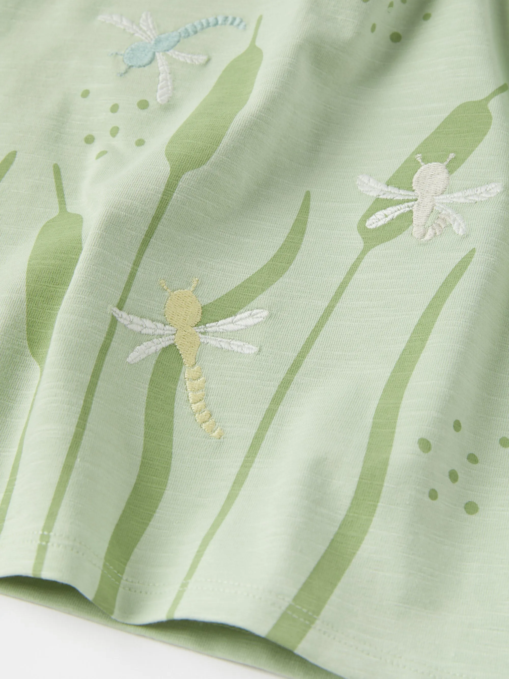 Embroidered Dragonfly Baby T-Shirt