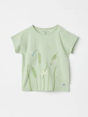 Embroidered Dragonfly Baby T-Shirt