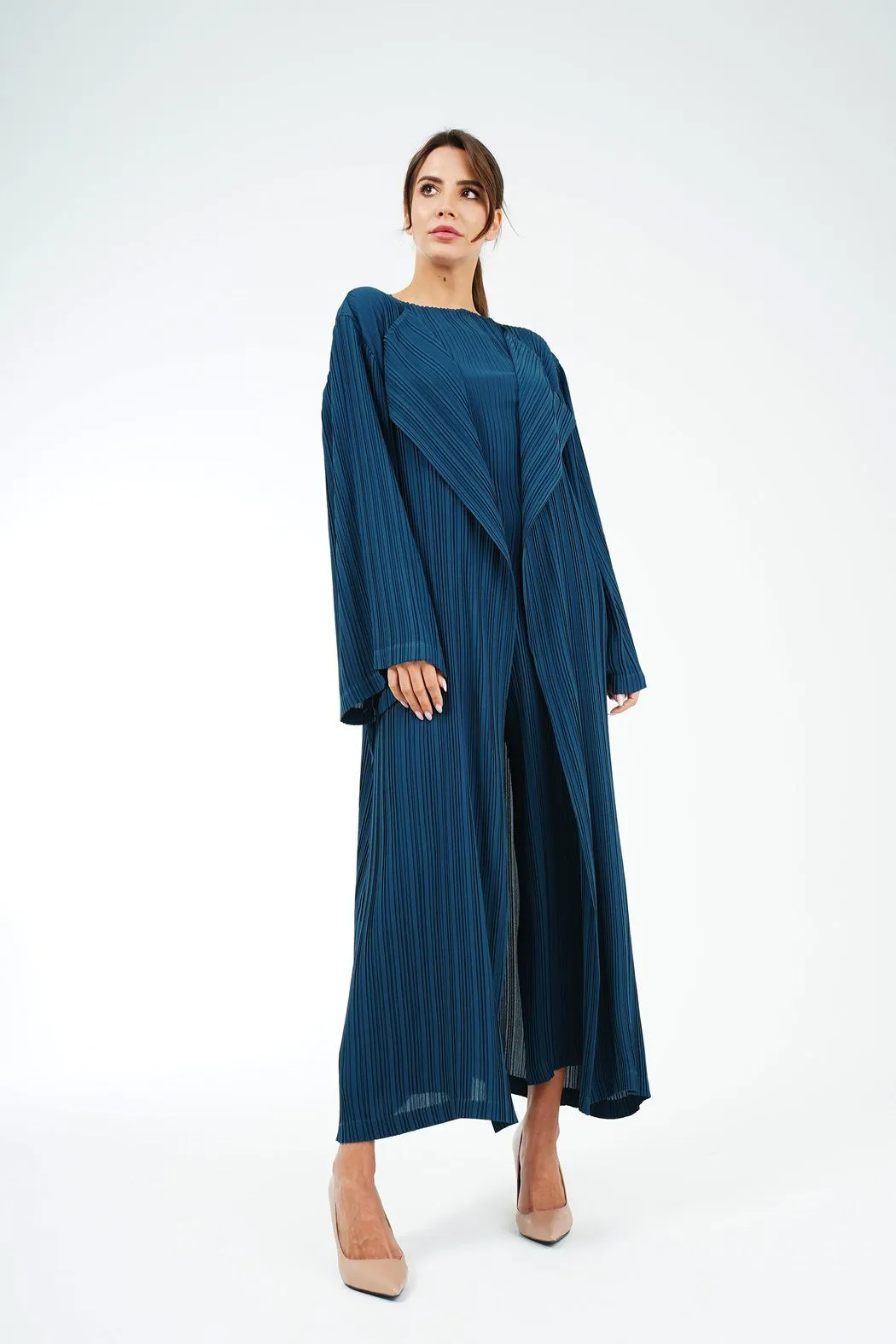 Emmy Long Pleated Cardigan