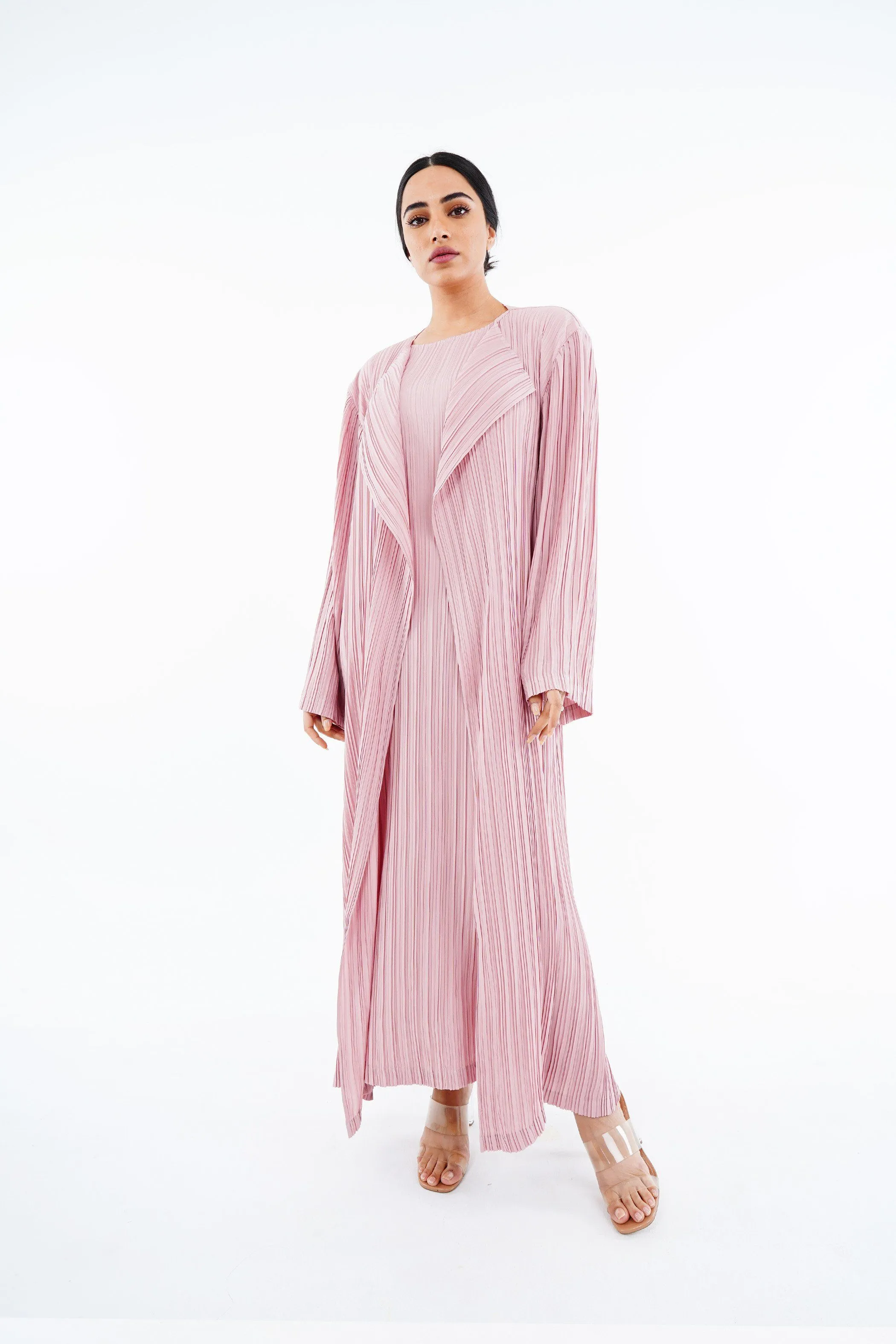 Emmy Long Pleated Cardigan