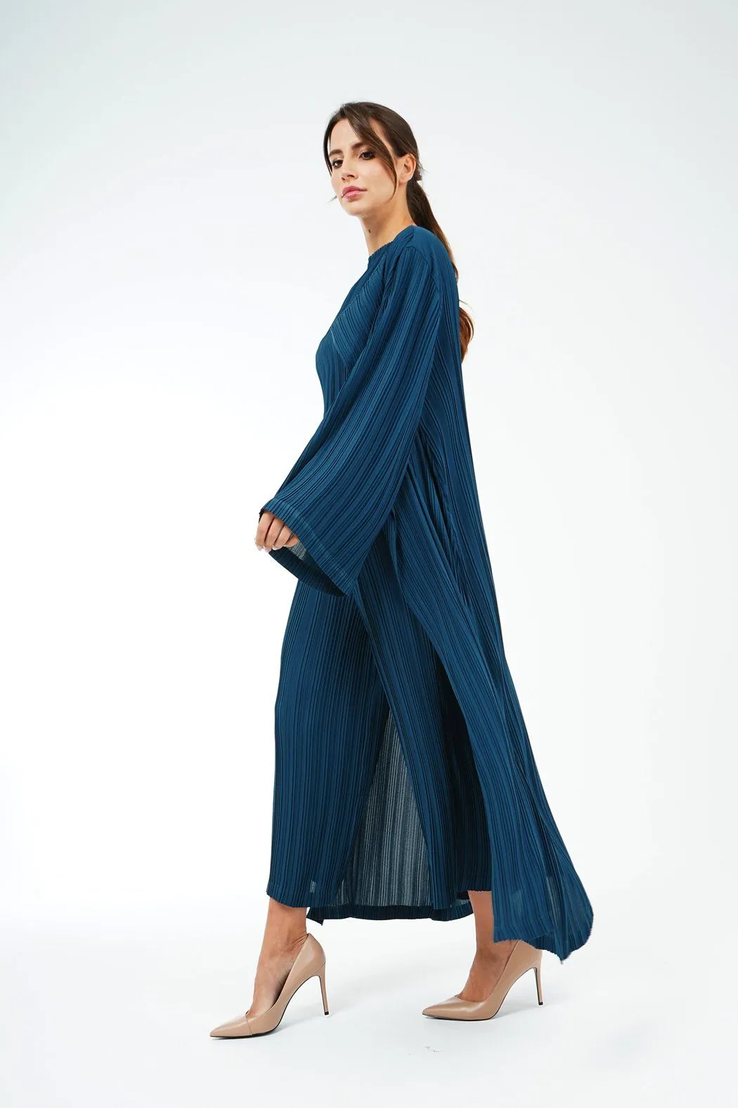 Emmy Long Pleated Cardigan