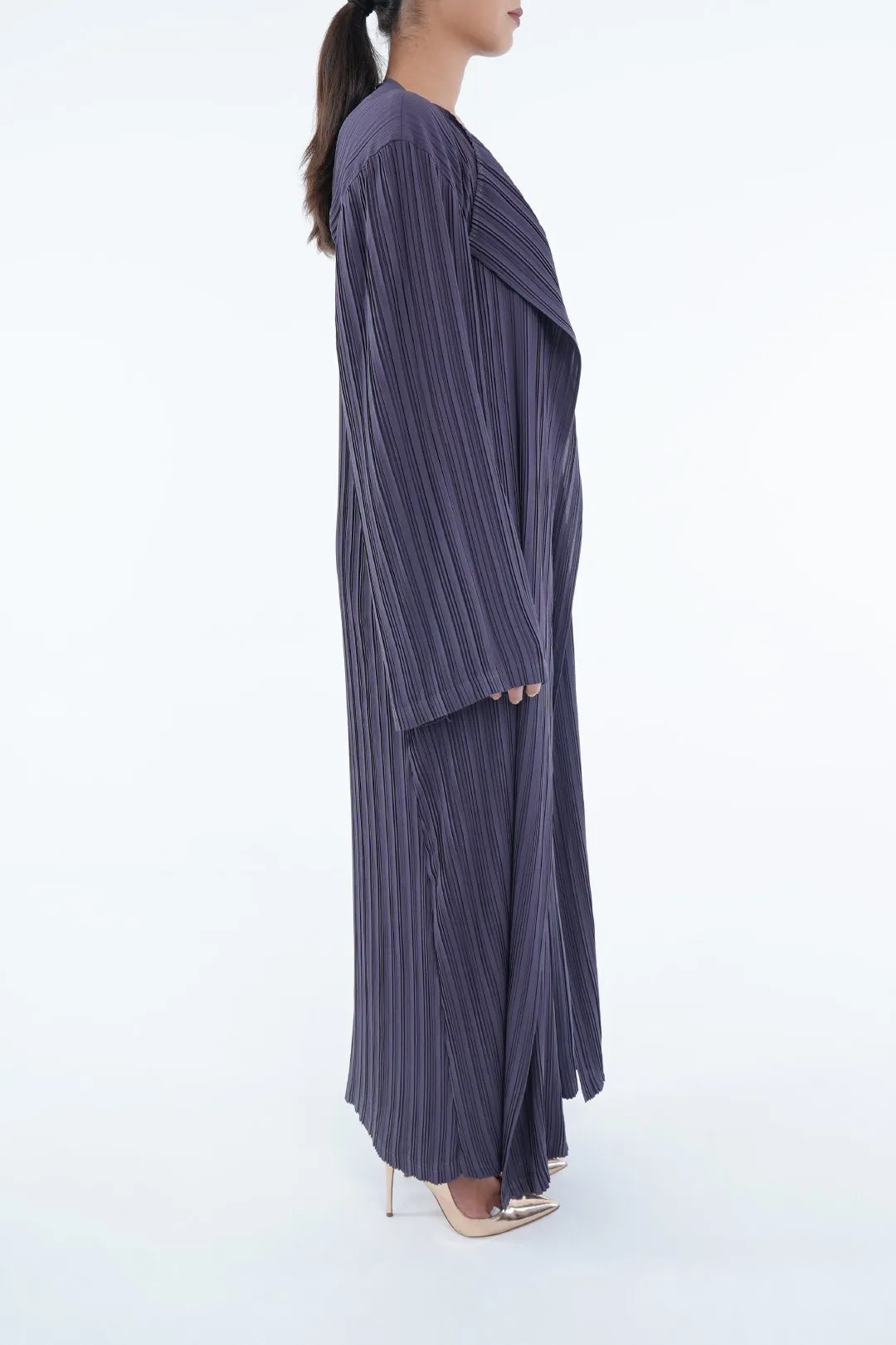 Emmy Long Pleated Cardigan