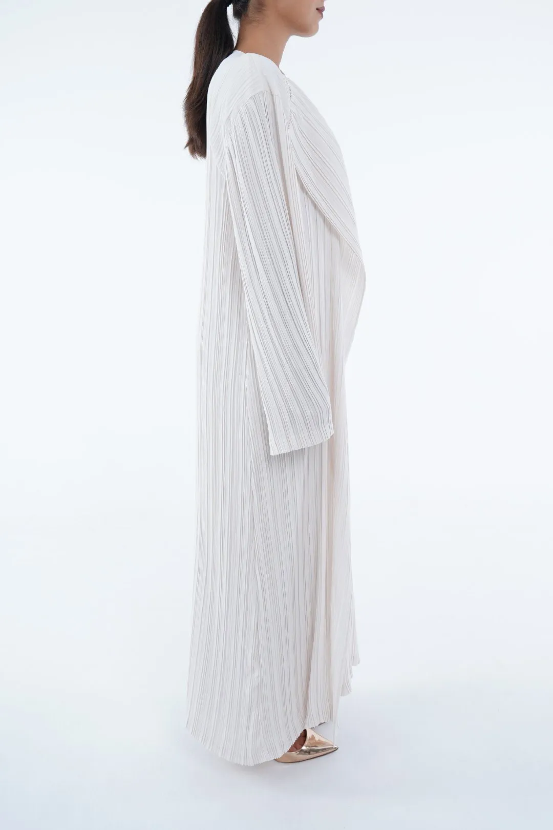 Emmy Long Pleated Cardigan