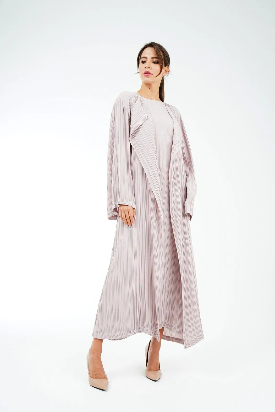 Emmy Long Pleated Cardigan