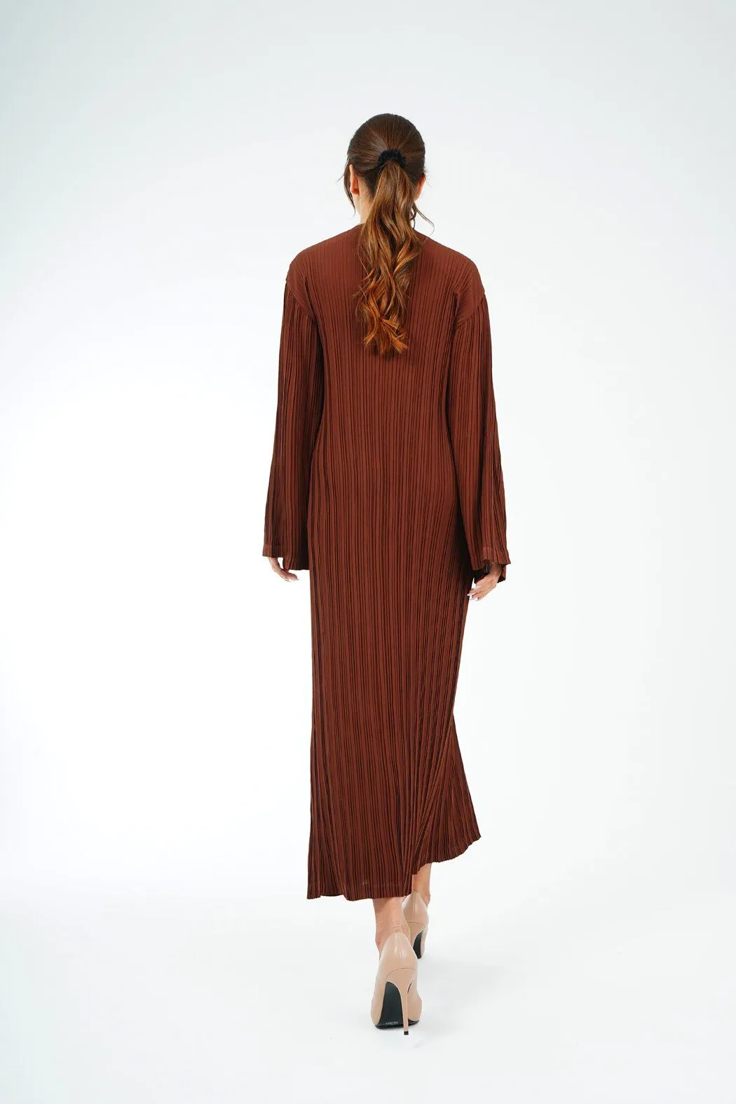 Emmy Long Pleated Cardigan