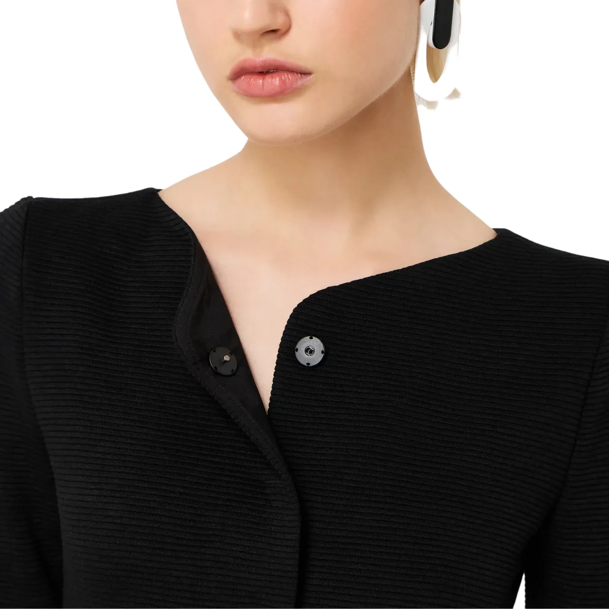 Emporio Armani Black Jersey Blazer