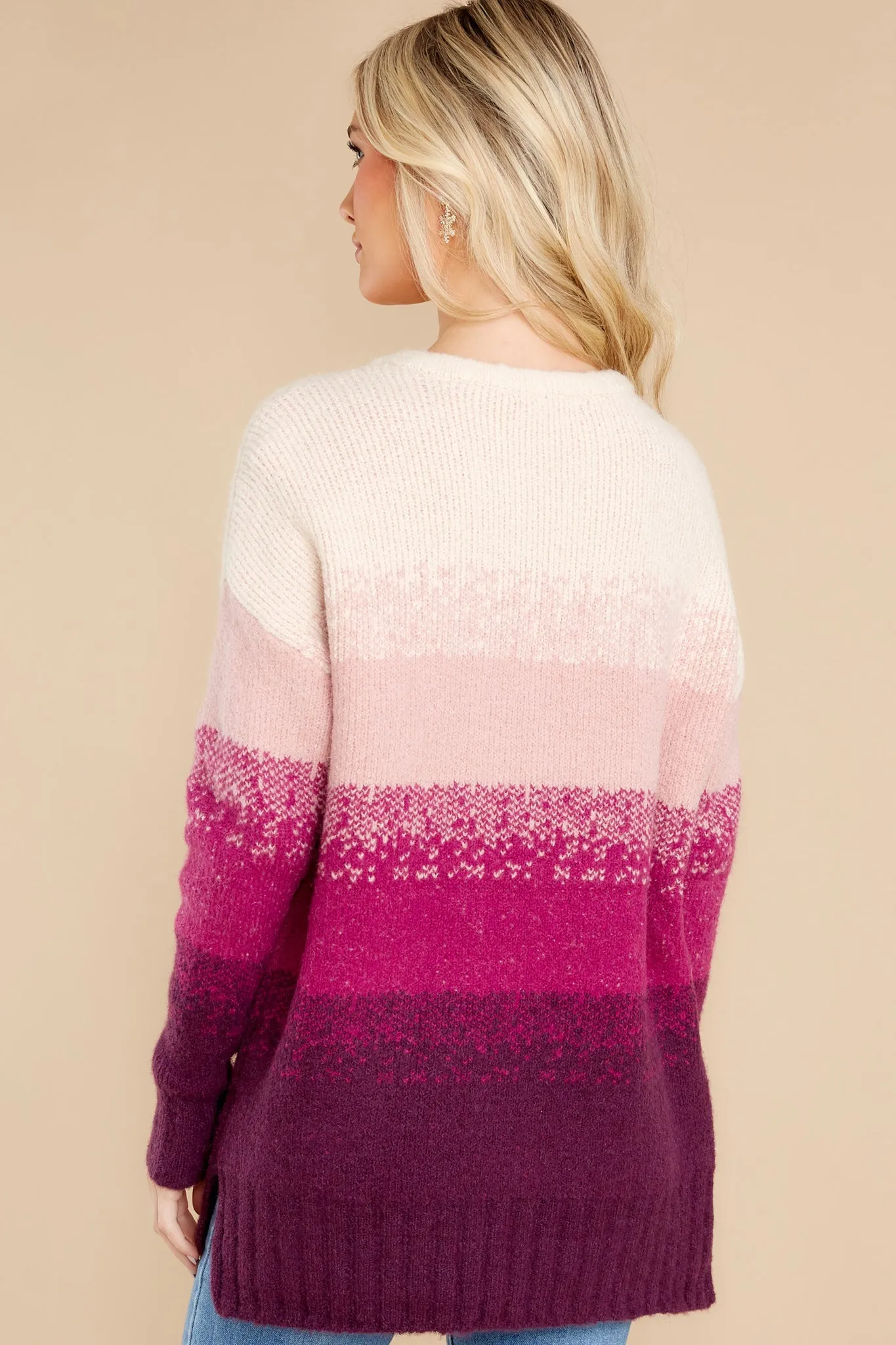 Endless Horizons Plum Multi Sweater