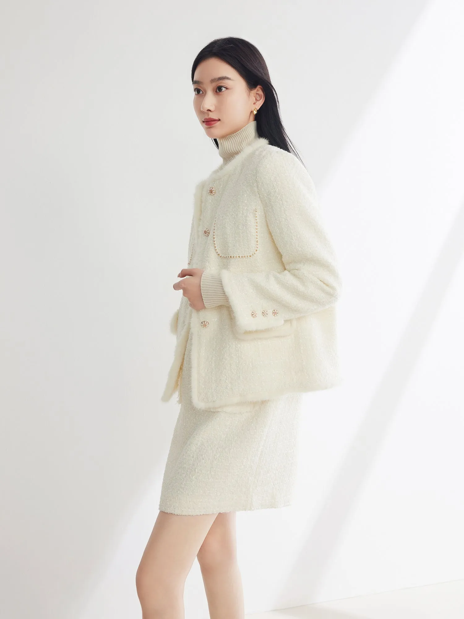 EP YAYING Parisian-Inspired Cotton Jacket