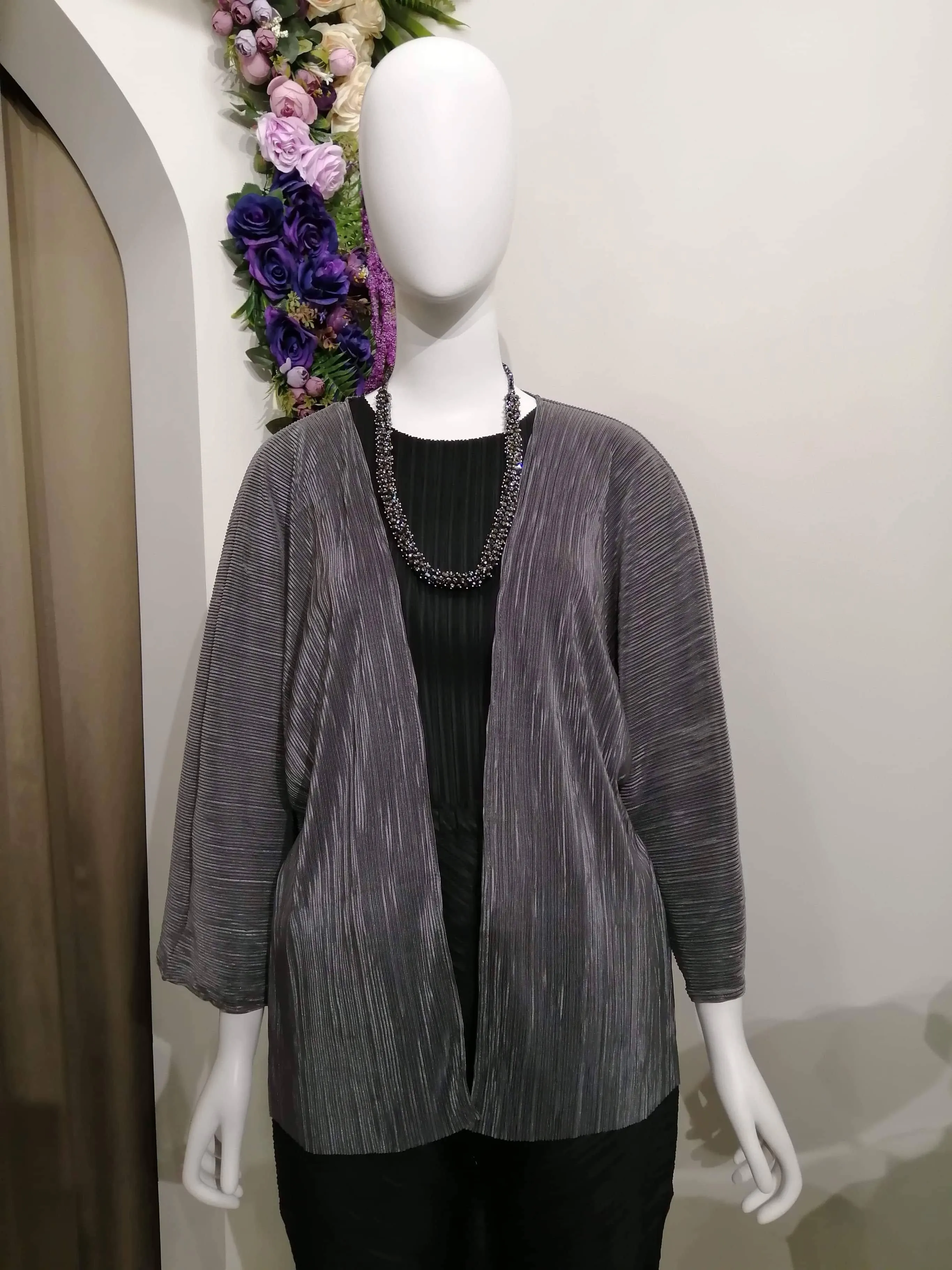 Esther Pleated Cardigan