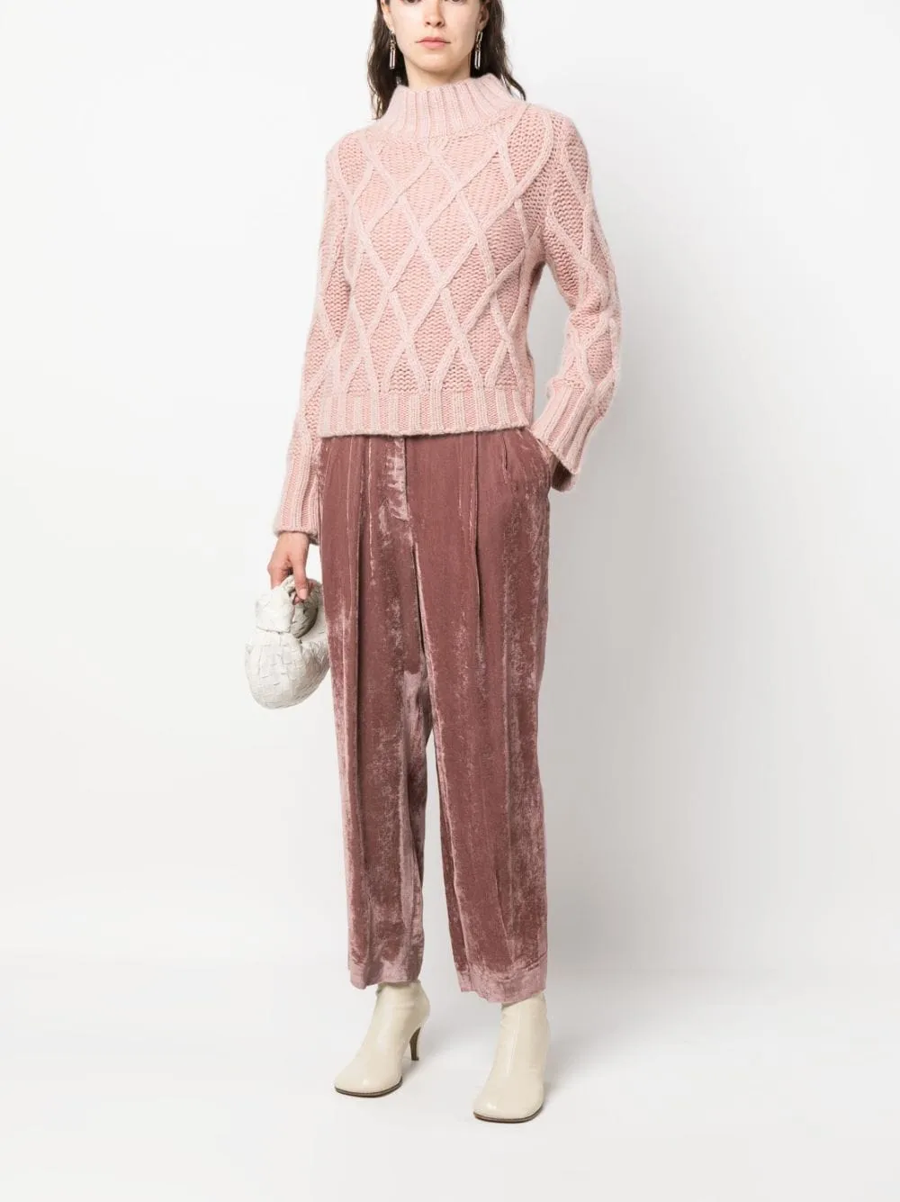 Fabiana Filippi Trousers Pink