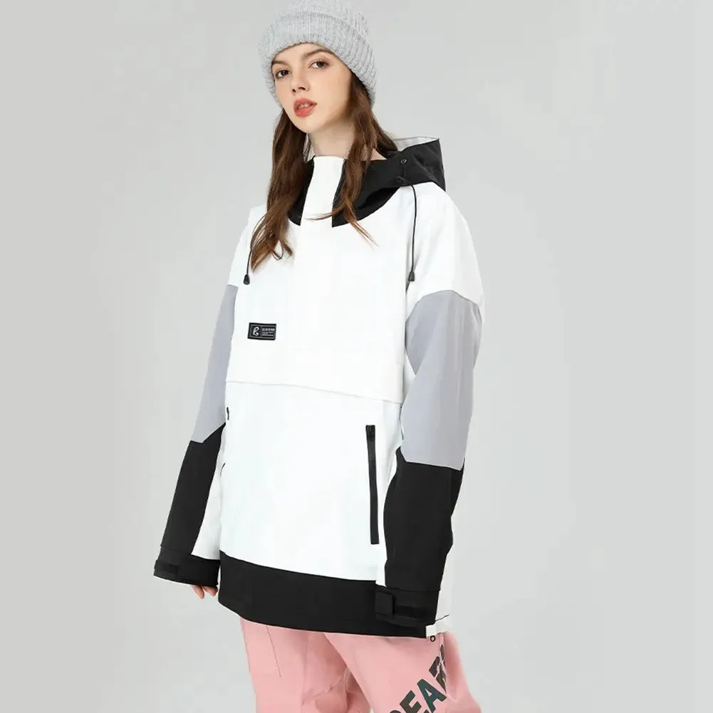 Fashion Outdoor Ski Hoodie Women Snowboard Anorak Jacket