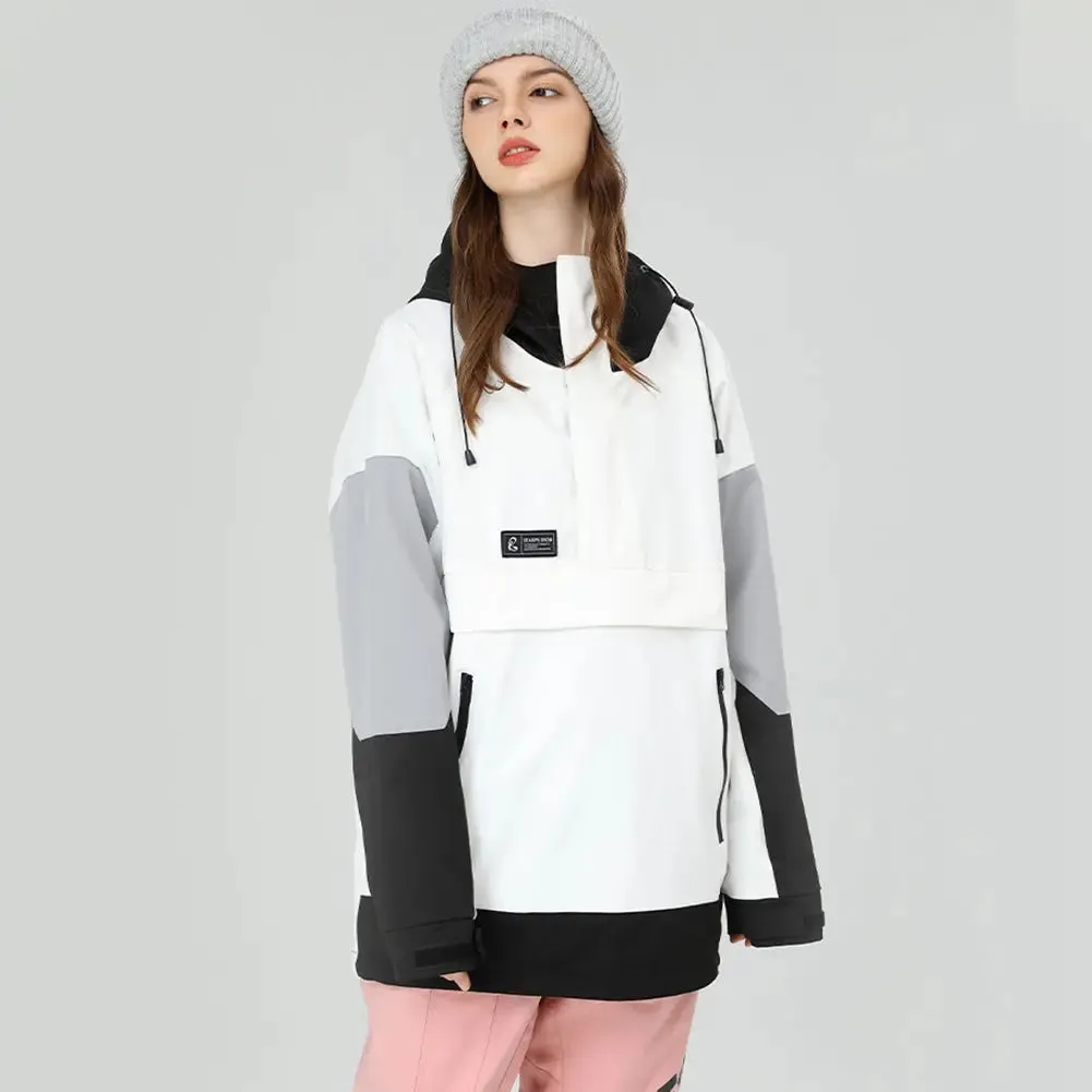 Fashion Outdoor Ski Hoodie Women Snowboard Anorak Jacket