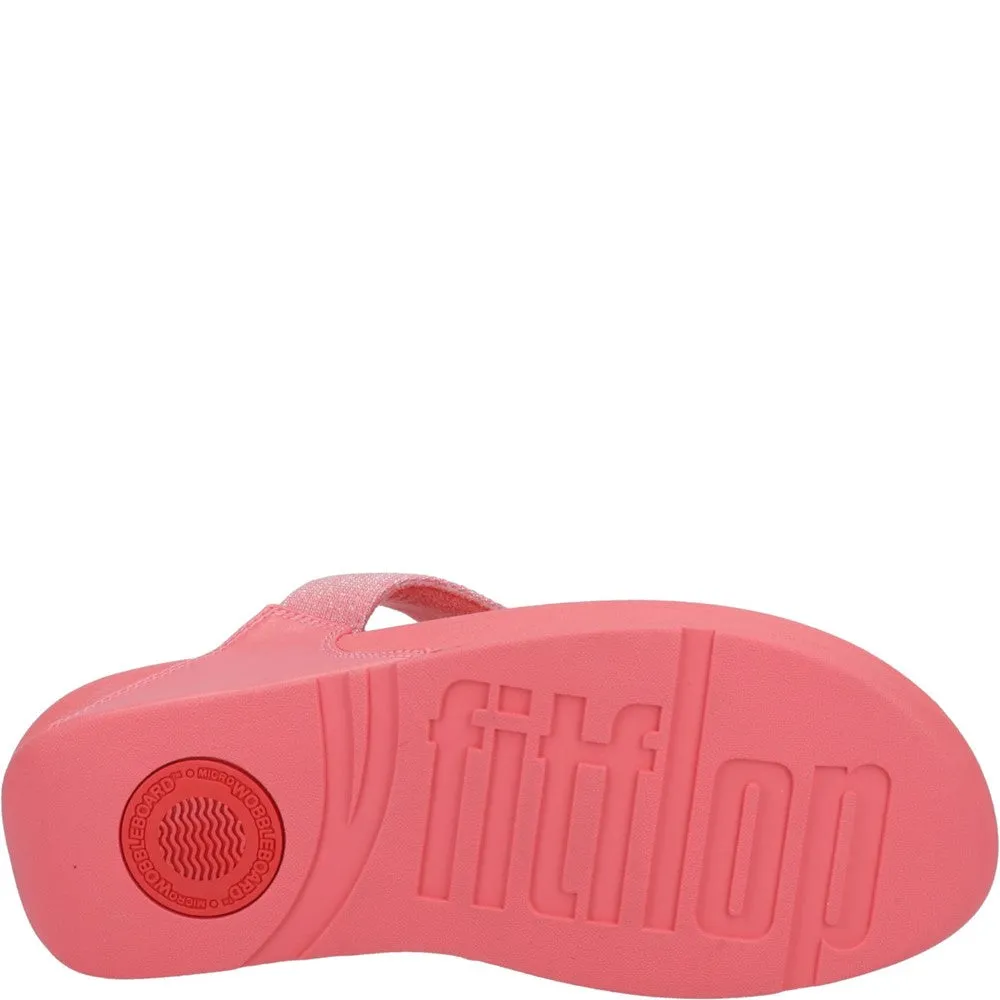 Fitflop Lulu Shimmerlux Toe Post Sandals