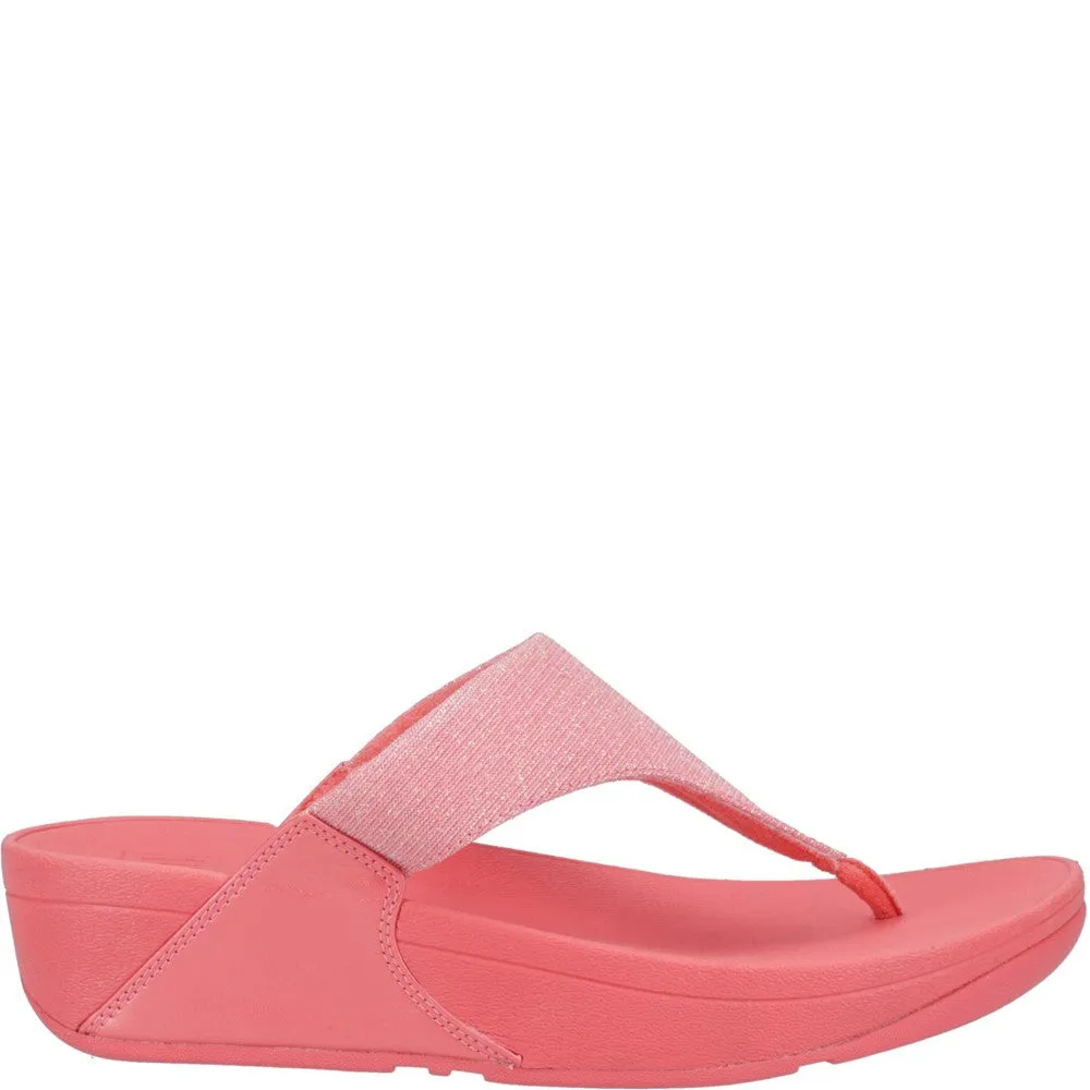 Fitflop Lulu Shimmerlux Toe Post Sandals