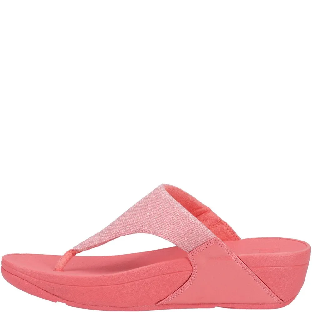 Fitflop Lulu Shimmerlux Toe Post Sandals