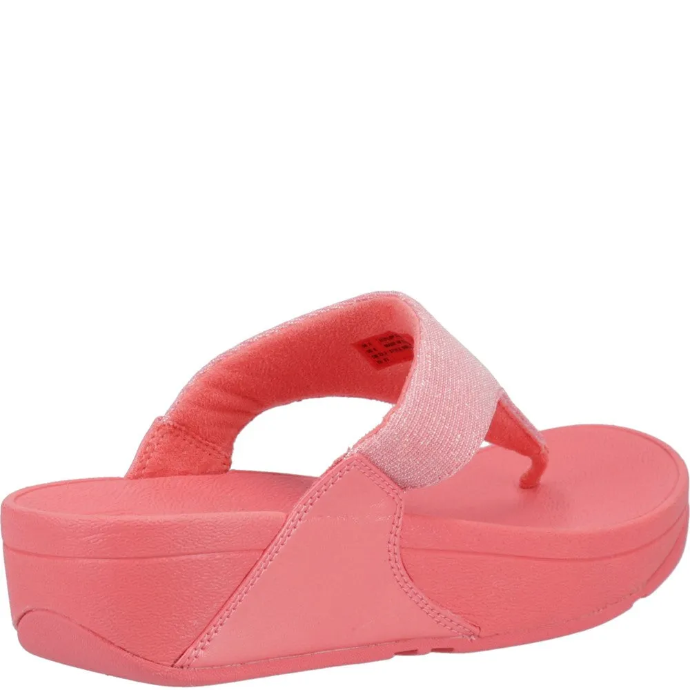 Fitflop Lulu Shimmerlux Toe Post Sandals