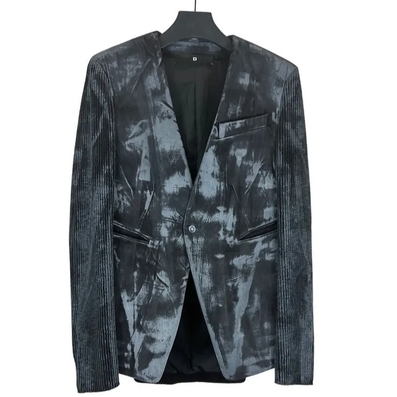 Fly contrast blazer