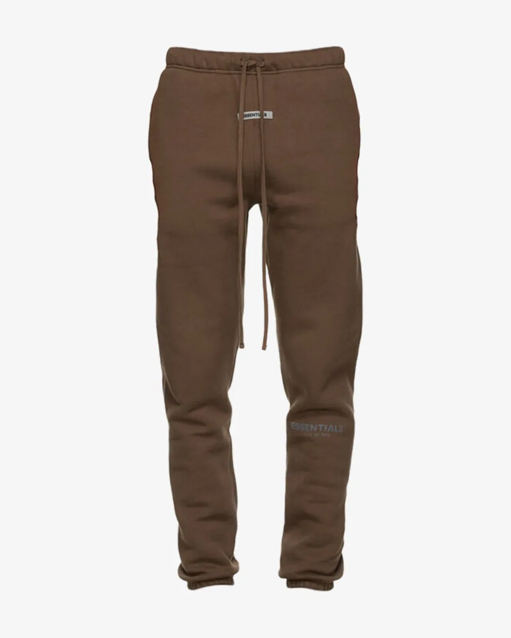 FOG ESSENTIALS SS20 BROWN RAIN DRUM REFLECTIVE SWEAT PANTS -