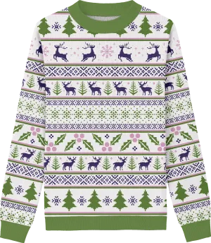 Genderqueer Christmas Classic Fit Knit Crewneck