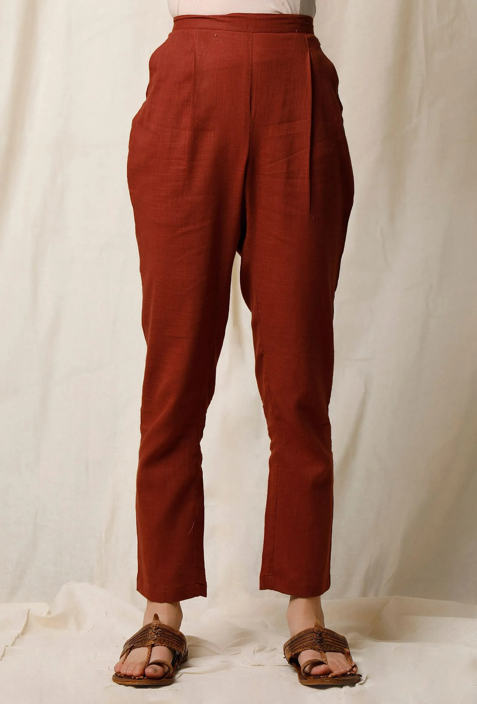 Gerua Cotton Slub Pants