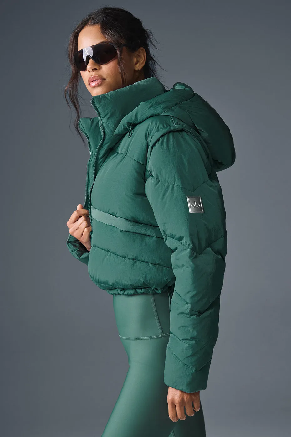 Glacier Puffer - Winter Ivy