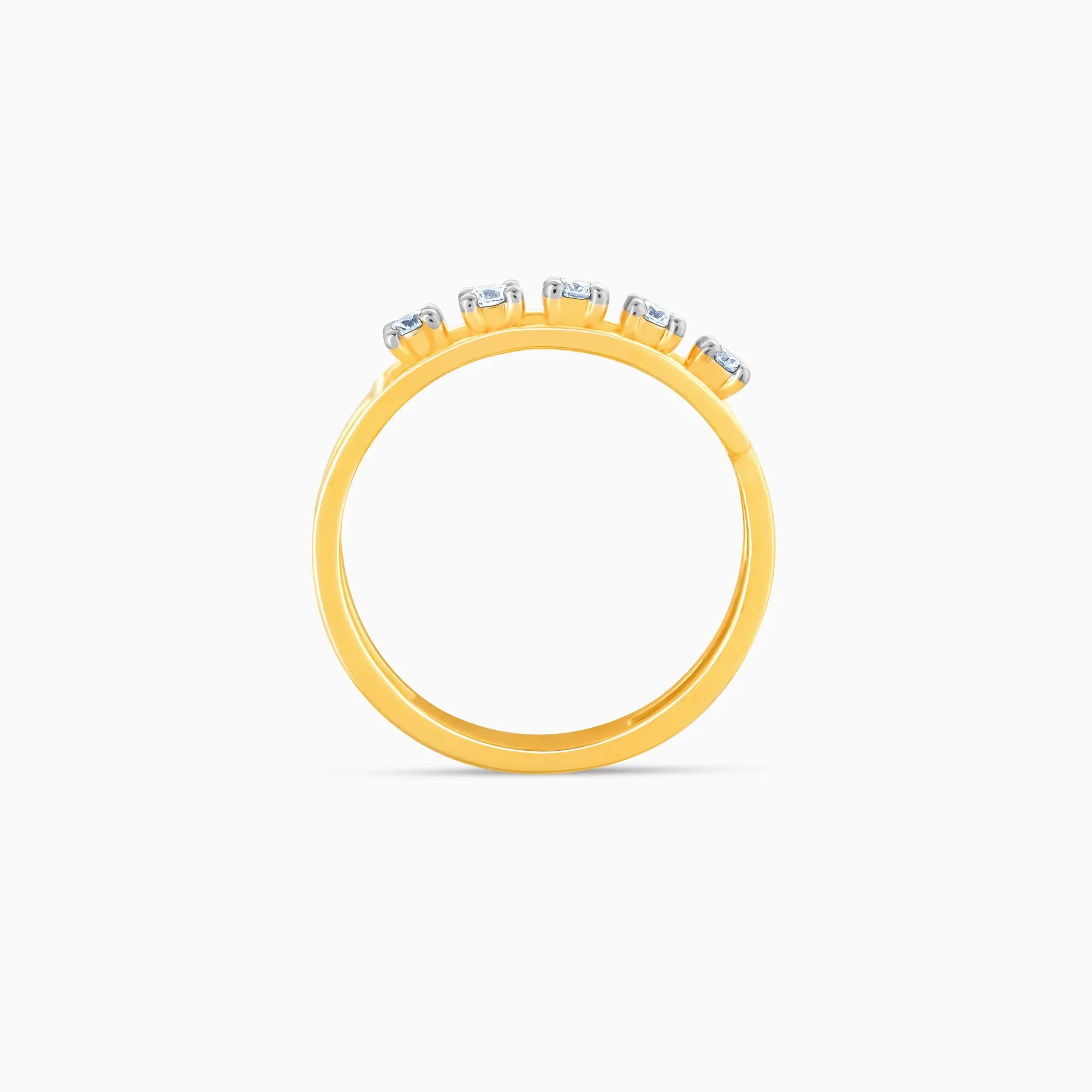 Gold Dazzling Diamond Ring