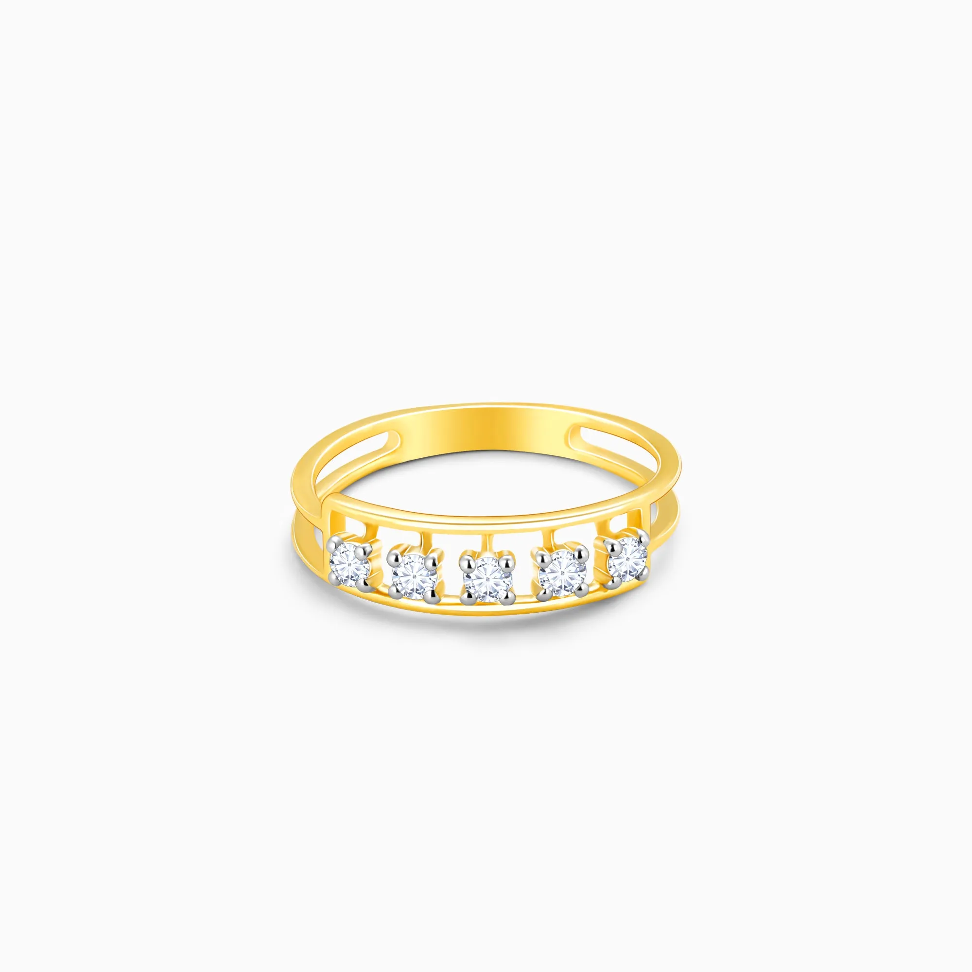 Gold Dazzling Diamond Ring