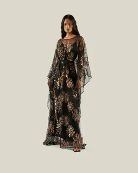 Gran Soleil Kaftan in Black