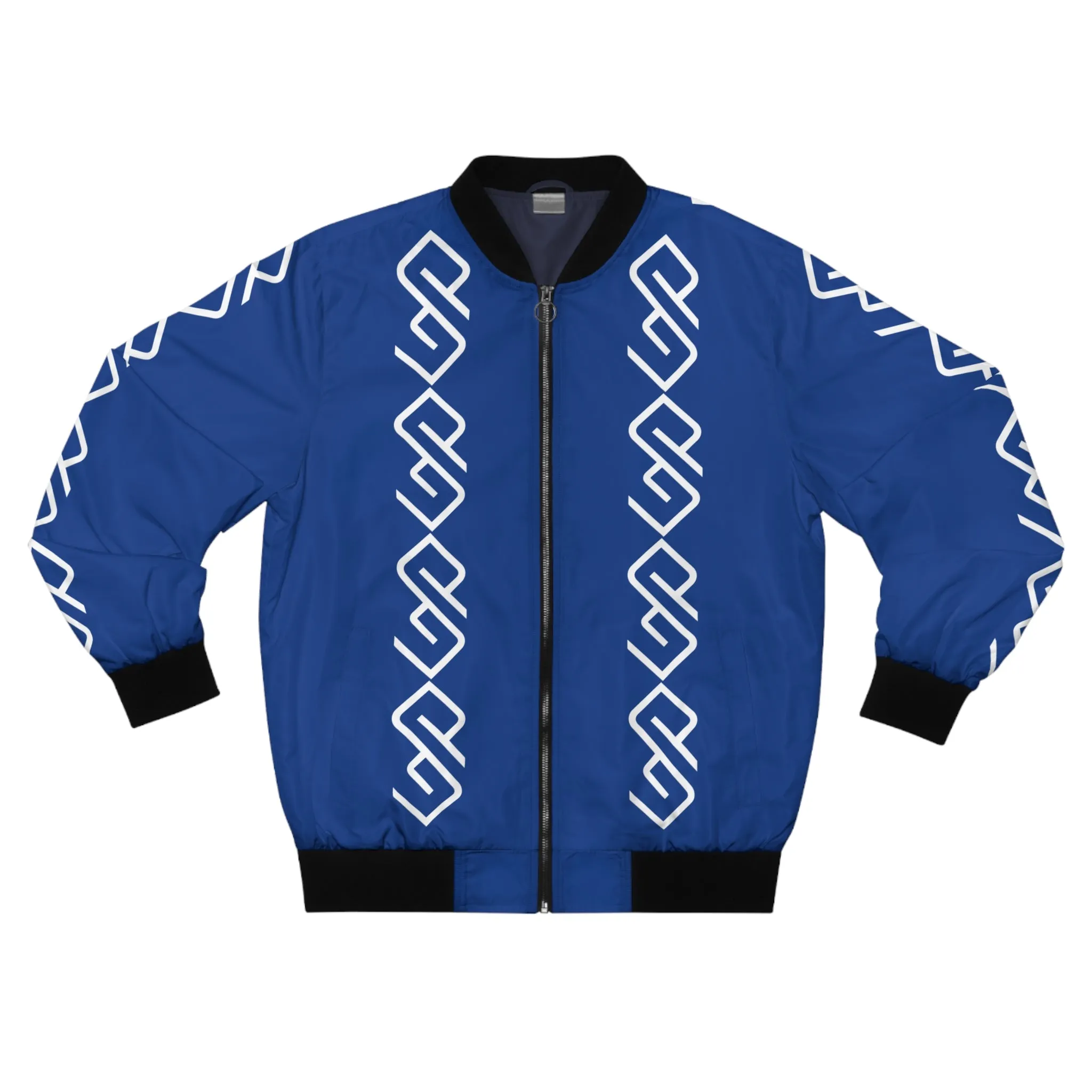 GYMPOLO Men's Bomber Jacket - Blue