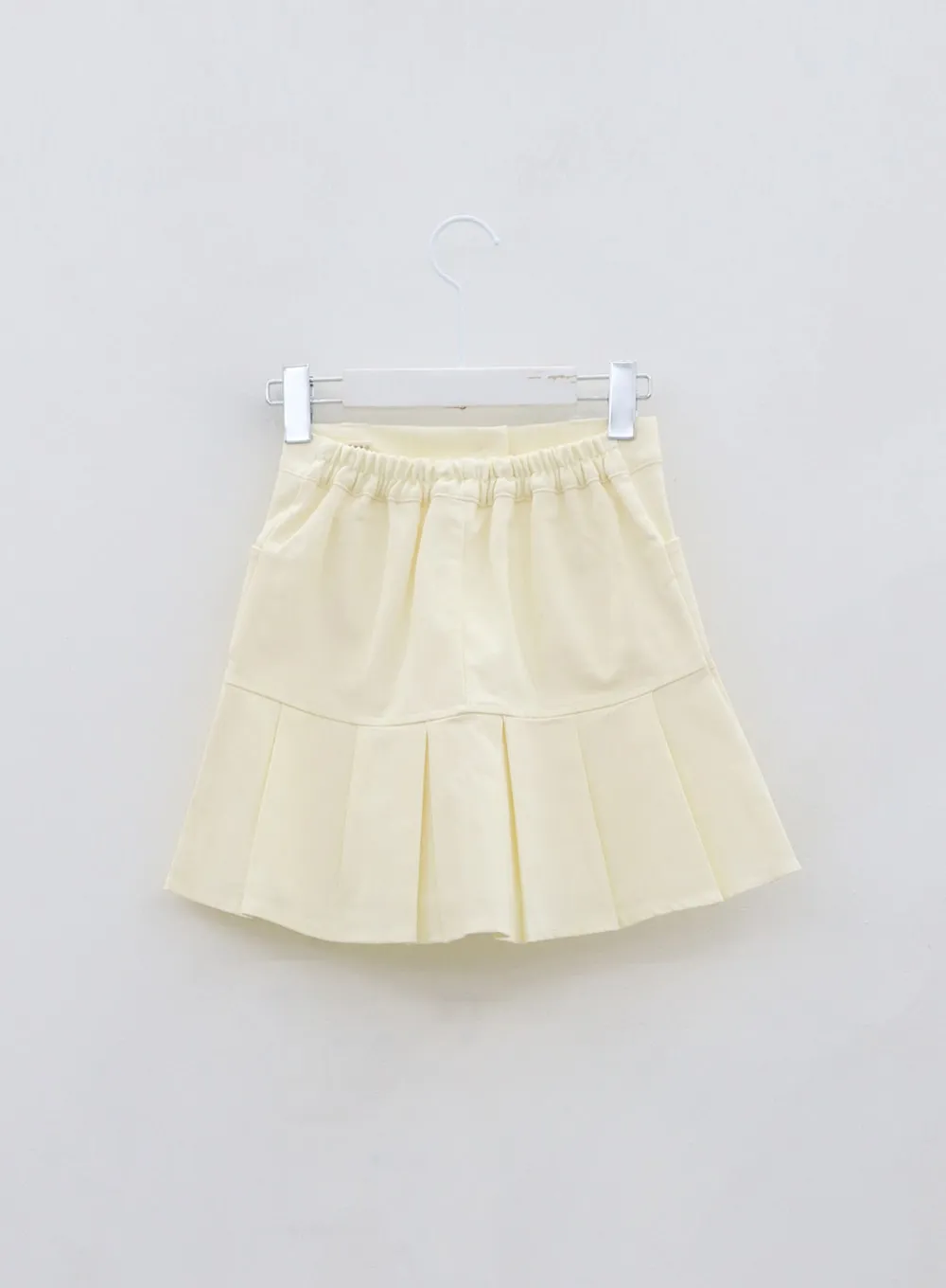 Half Pleated Mini Skirt OS22