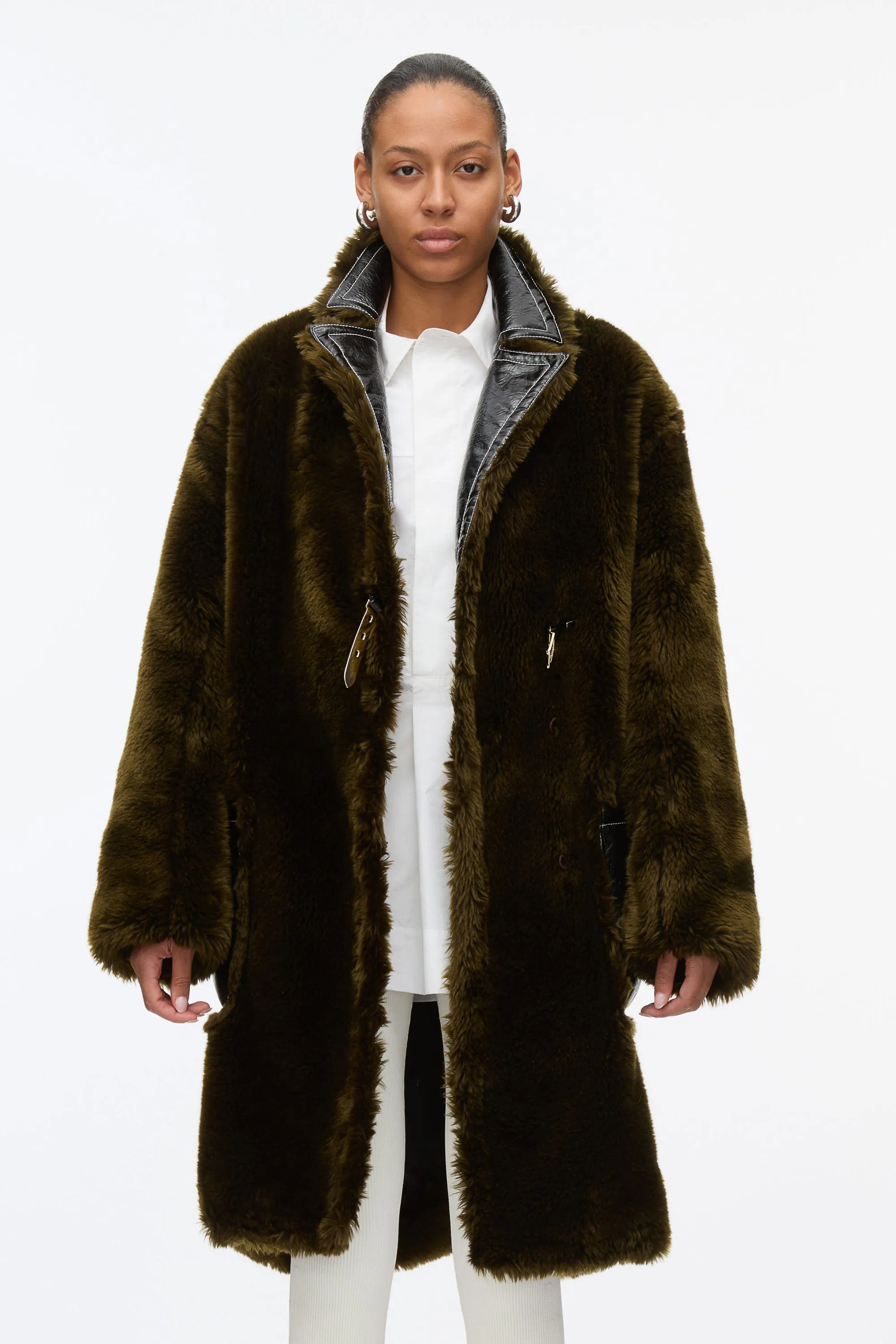 Heritage Faux Fur Coat