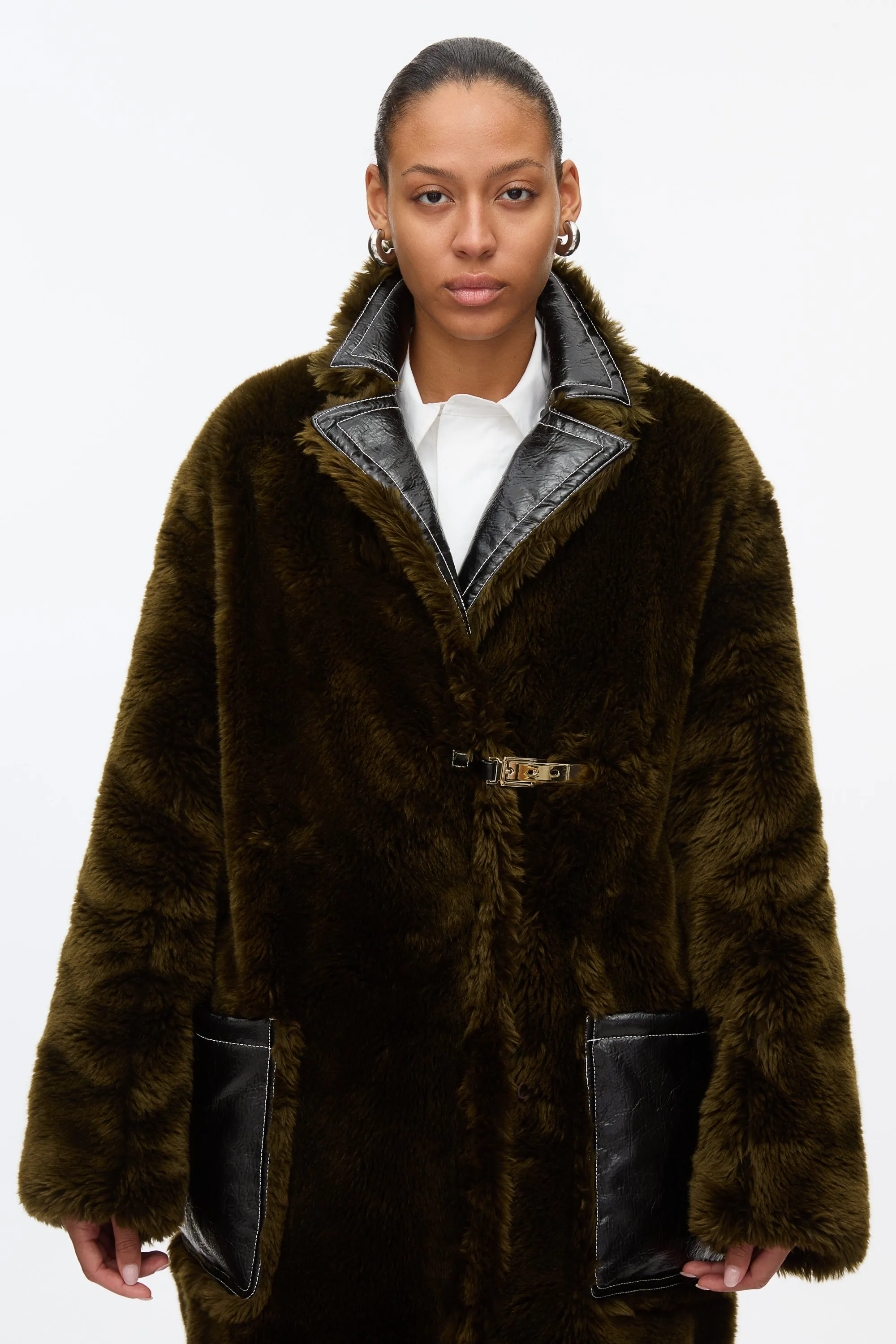 Heritage Faux Fur Coat