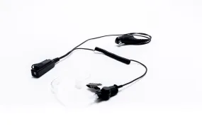 Impact Platinum Series 1-Wire Surveillance Kit for Two-Way Radio with Quick Disconnect Acoustic Tube HYT3-P1W-AT1