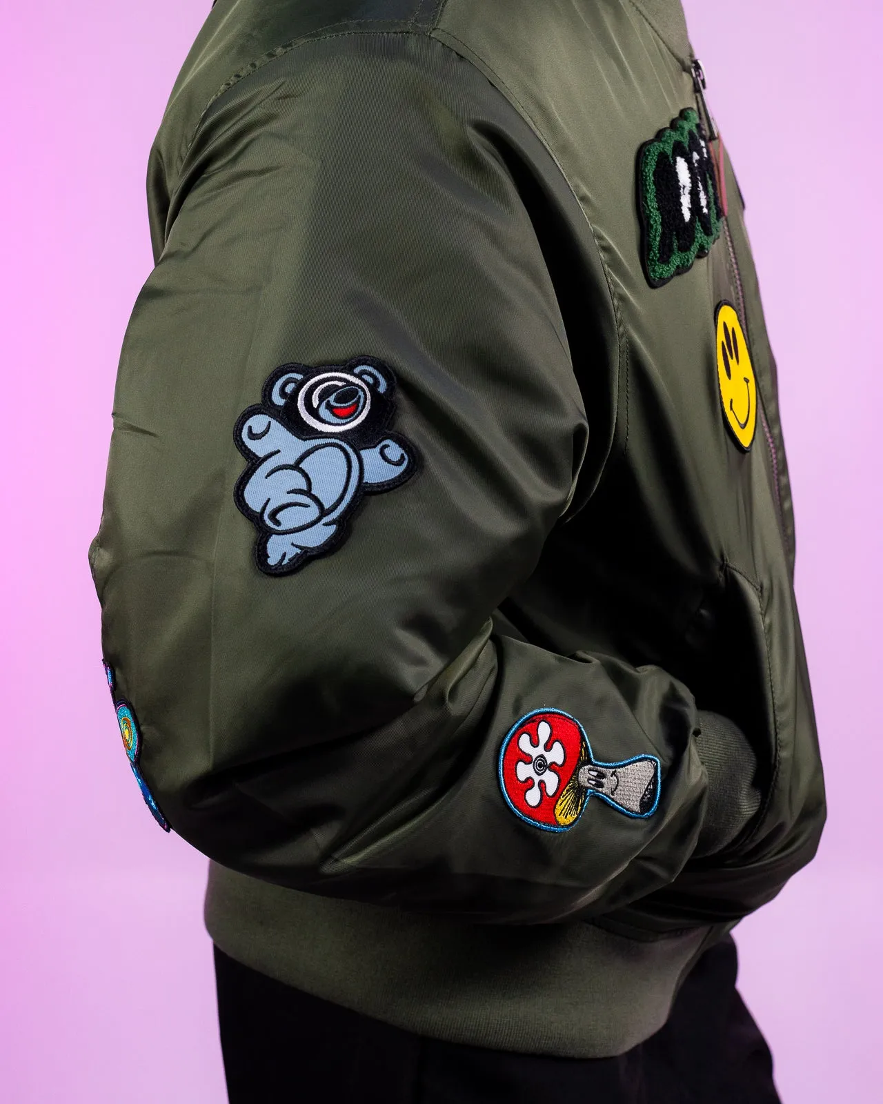 Insomniac Maverick Patch Bomber Jacket