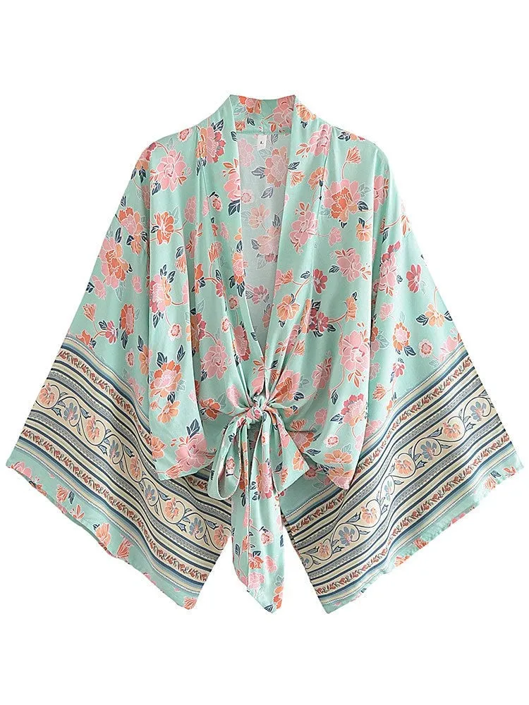 Isolde's Boho Kimono Wrap Top