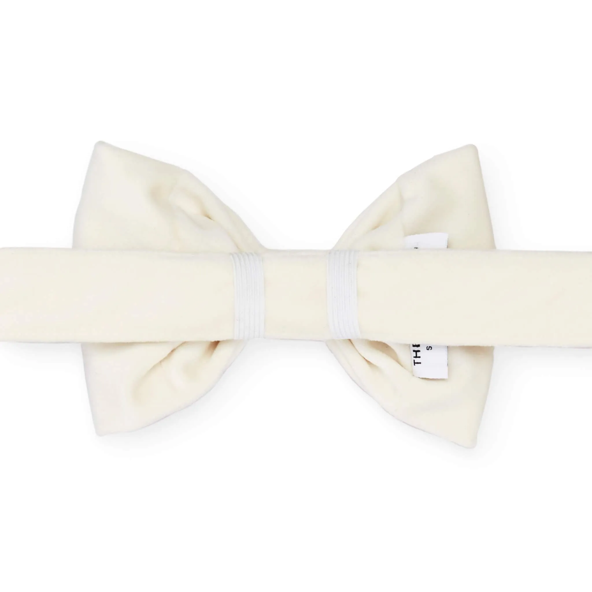 Ivory Velvet Bow Tie Collar