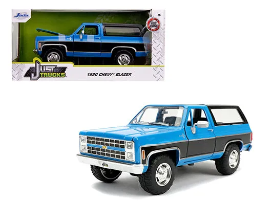 Jada 1:24 1980 Chevrolet Blazer K5 Two-Tone Blue/Black – Just Trucks