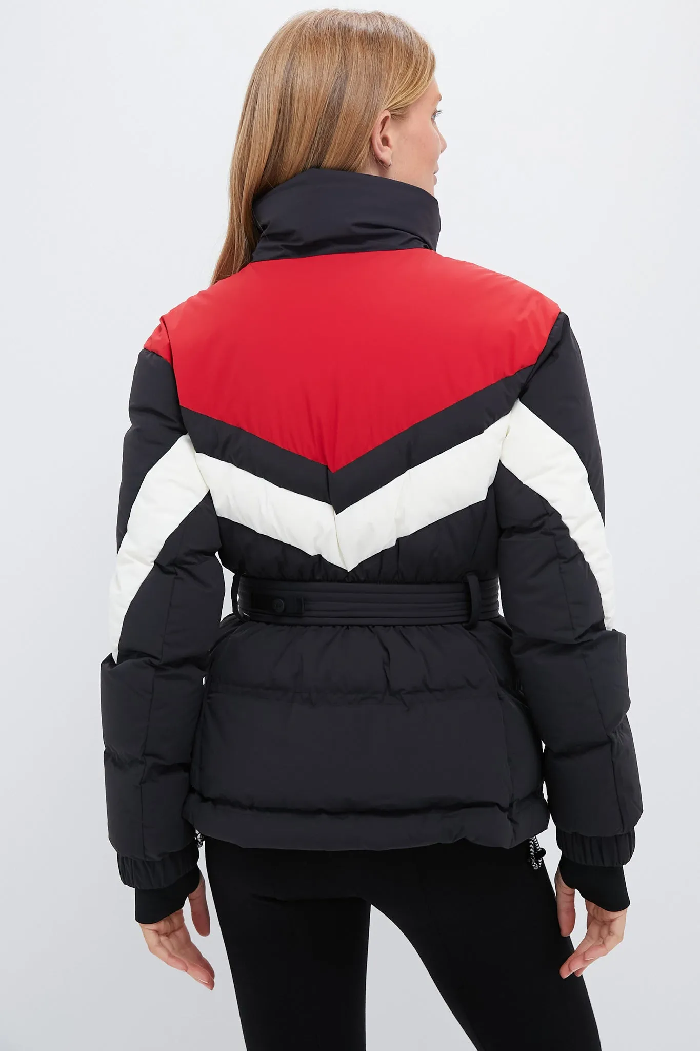 Jet Black and Red JG Ski Parka