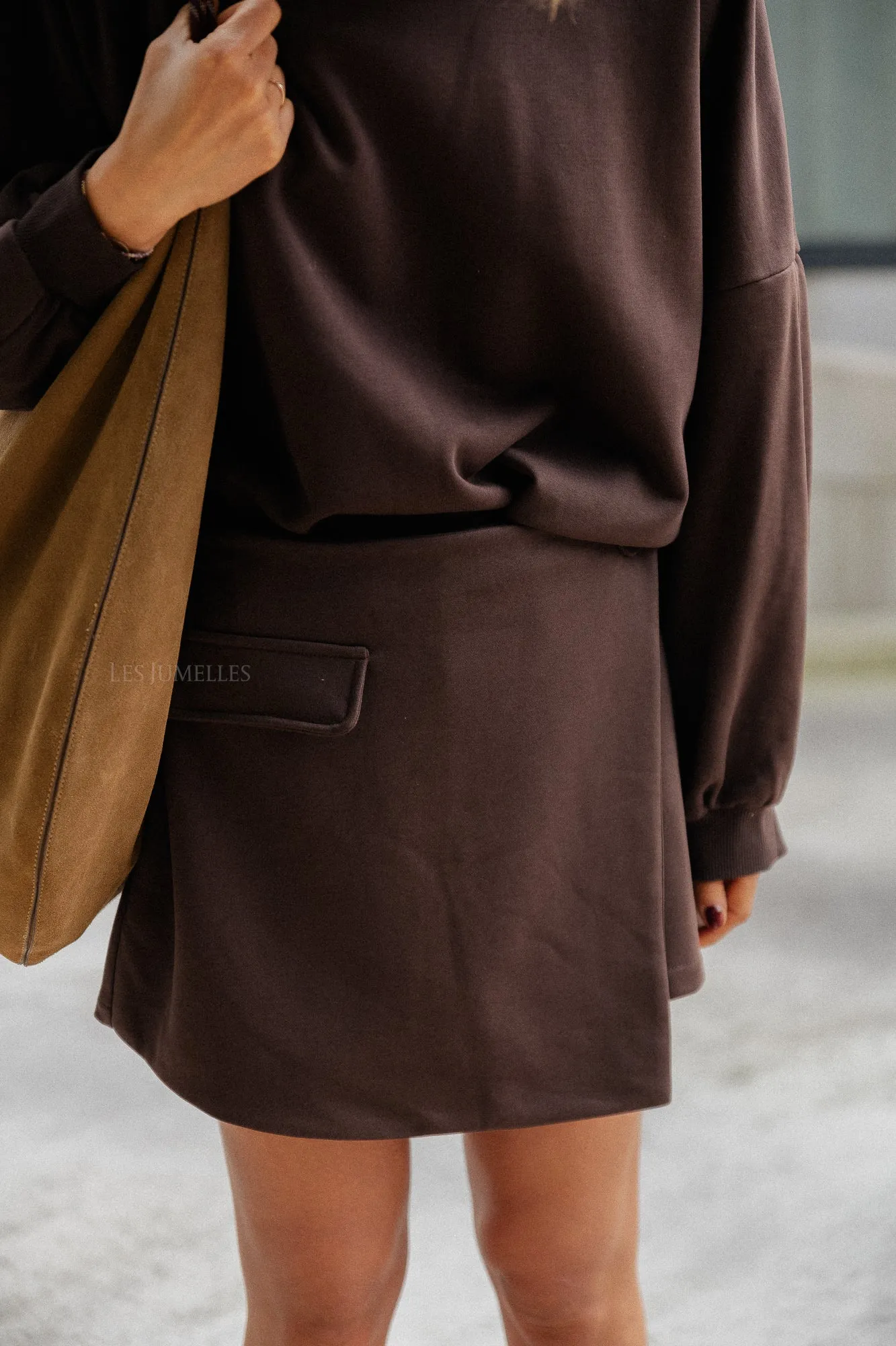 Jolie skort brown