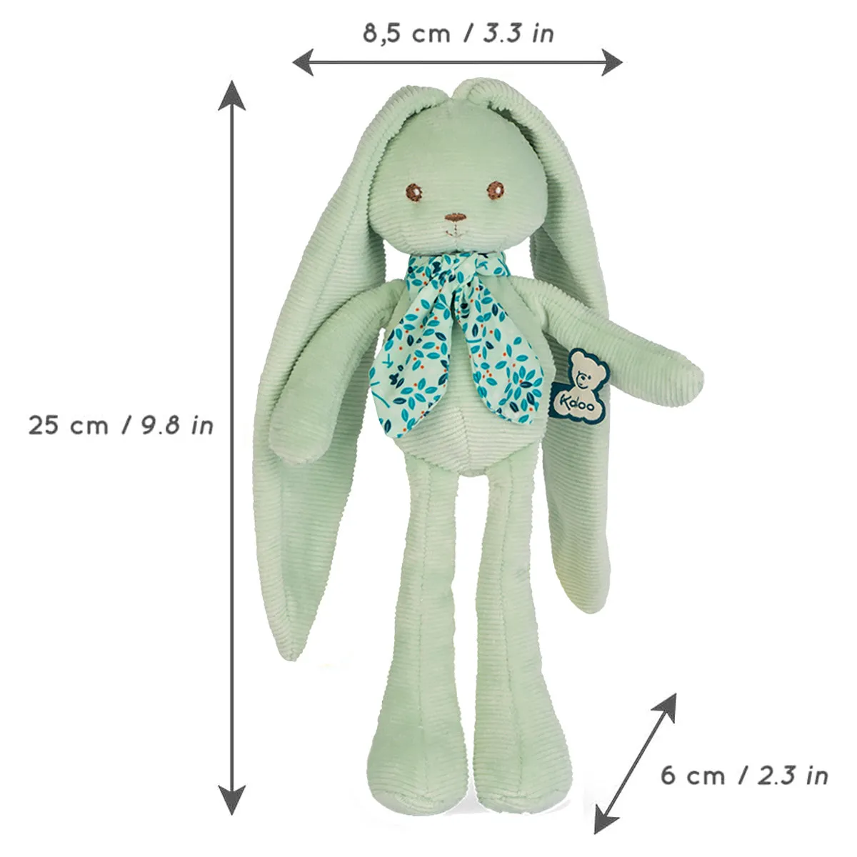 Kaloo Lapinoo Rabbit Aqua 25cm Soft Toy